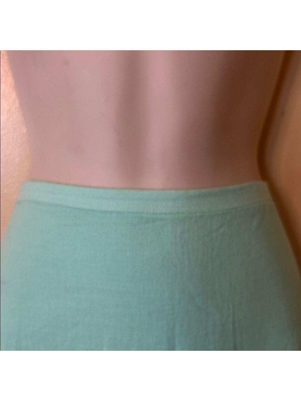 Sweet by Miss Me Mint A-Line Skirt with Sequin Hem size L - Picture 3 of 11